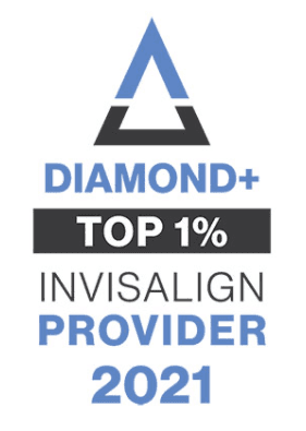 Diamond+ Top 1% Invisalign provider 2021